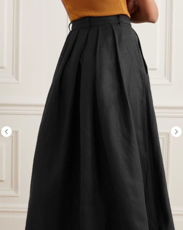 Hot saia de prega longa 2025 Black Friday